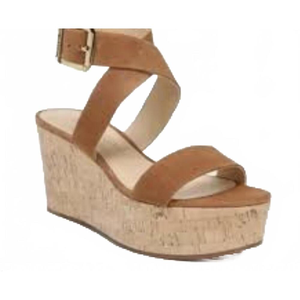 Veronica Beard Hurley Women's‎ Suede Platform Wedge Sandals, Size 9.5